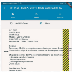 Historique d’audit